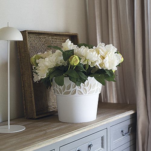 Горшок пластиковый Stefanplast Opera Orfeo круглый 1,5л терракотовый (94201) 