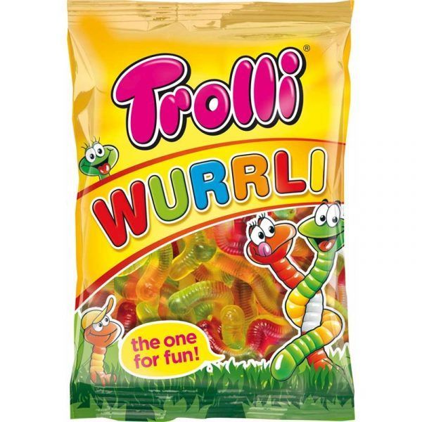 Конфеты жевательные Trolli Вуррли 100 г