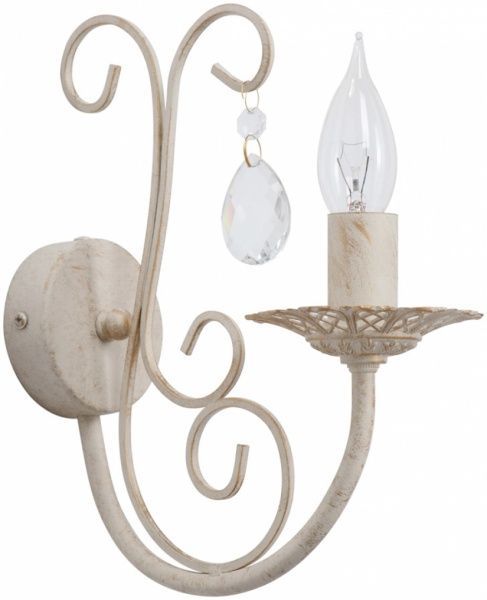 Бра Vitaluce 1x60 Вт E14 слонова кістка V1398/1A 