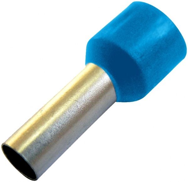 Наконечник втулочный E.NEXT e.terminal.stand.e7508.blue изолированный 0,75 кв.мм 100 шт. синий 