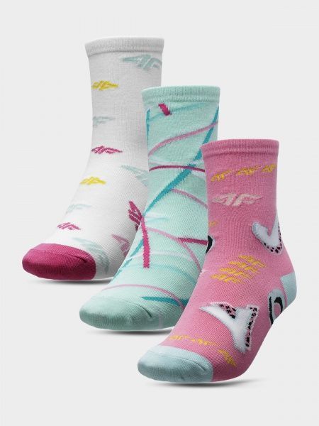 Шкарпетки 4F J4L21-JSOD203-90S+47S+10S різнокольоровий р.36-38