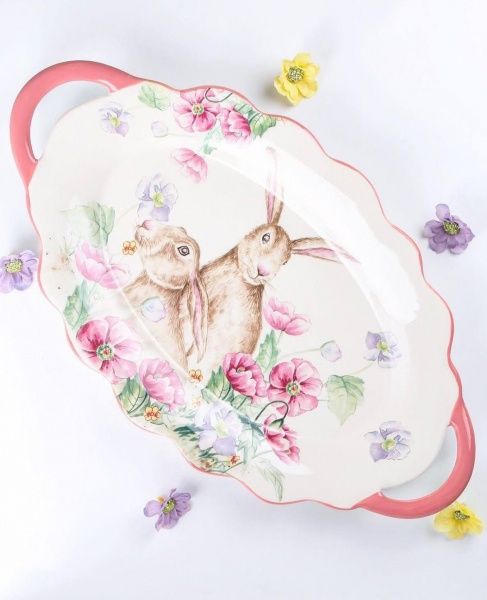 Блюдо з ручками з ручками Лісова Казка 36 см 358-965 Lefard 