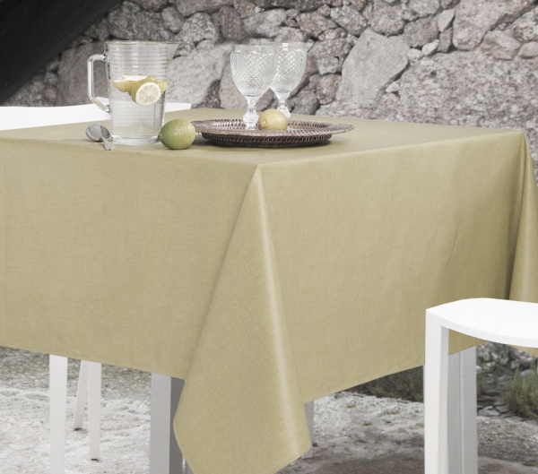 Скатерть Olimpia Beige 150x250 см бежевый Atenas Home 