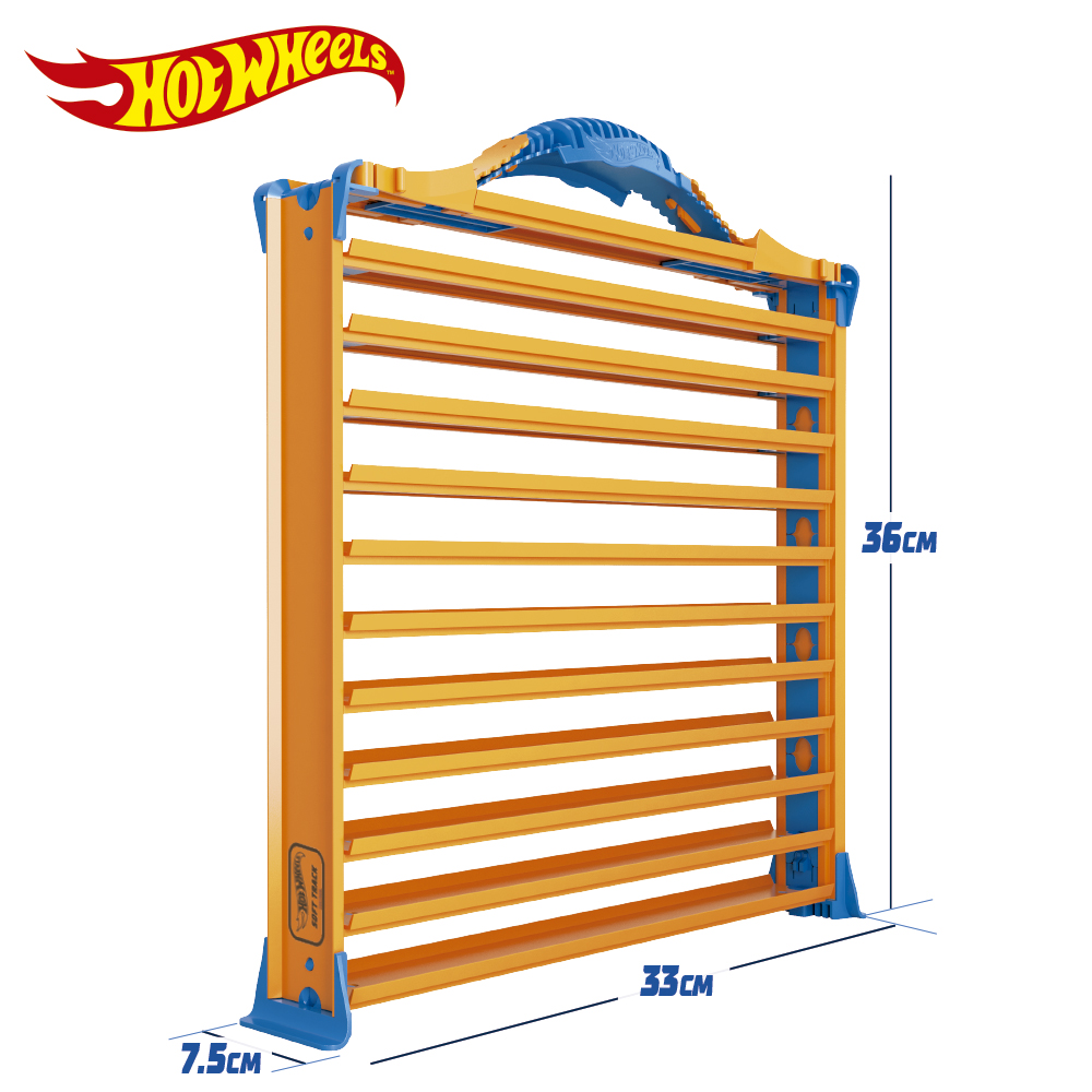 Гараж Hot Wheels з доріжками для зберігання машинок HWCC9B