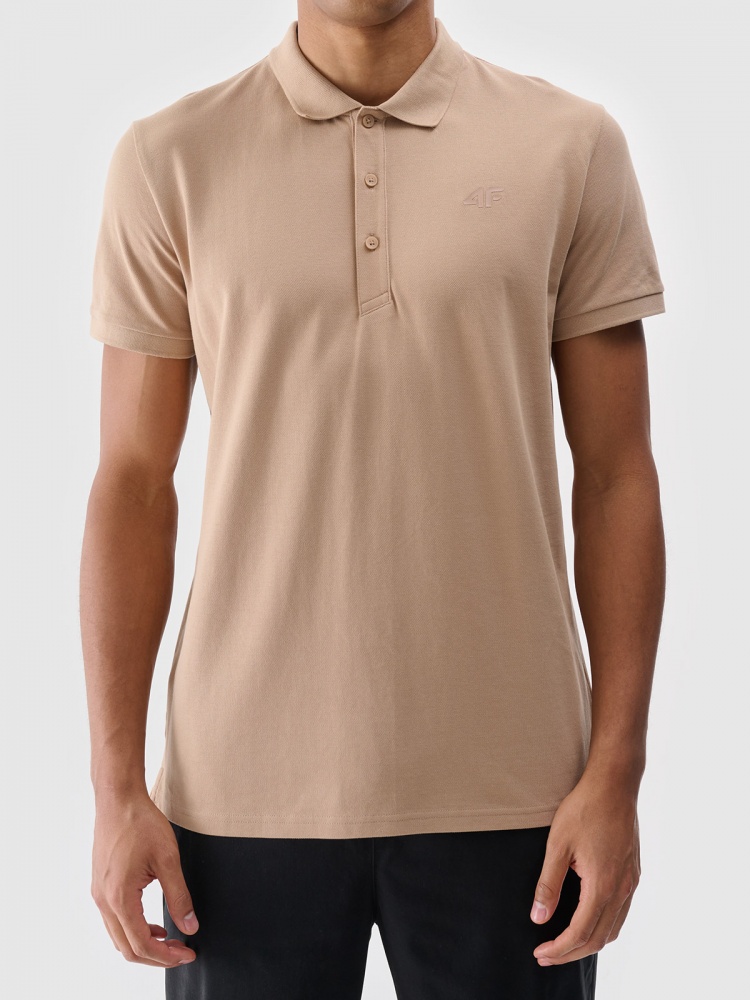 Поло 4F POLO SHIRT M407 4FWSS25TPTSM407-83S р.M бежевый