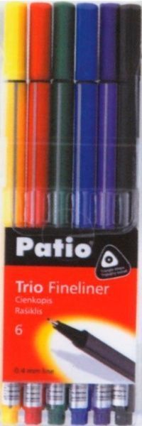 Лінер Patio Тrіо 0.4 мм 6 шт. 18548PTR 