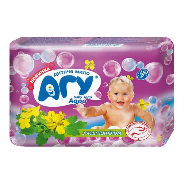 Мило дитяче Агу з чистотілом 4x75 г