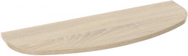 Полка ДСП радиусная 600x200 мм дуб сонома 