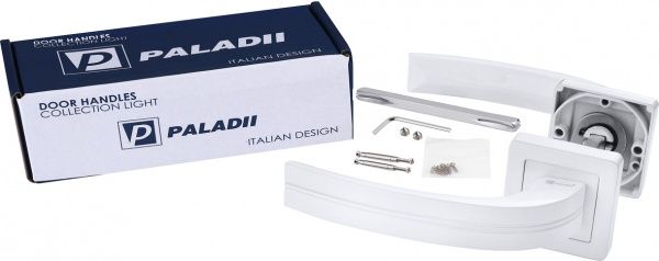 Ручка на розетке Paladii AL Жоржетта PW ПР139 белый