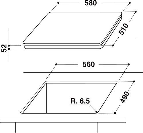 Варочная поверхность Hotpoint Ariston KIS 640 B