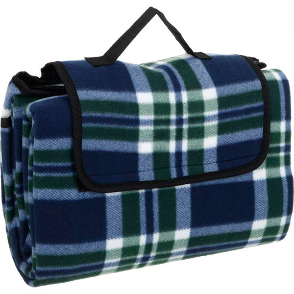 Туристический коврик Underprice синий в клеточку 135x175 см