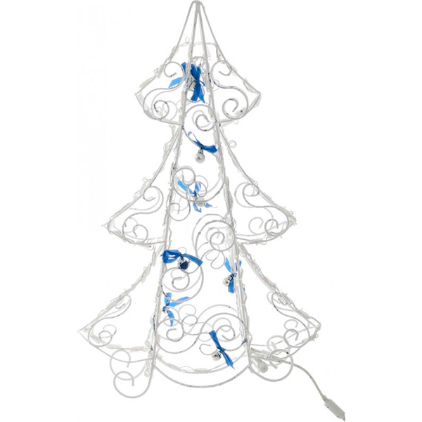 Гірлянда Новорічна ялинка LED 100 ламп 90 см біла