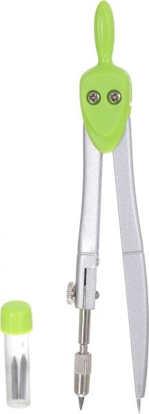 Циркуль металевий в футлярі із запасним грифелем синій Nota Bene