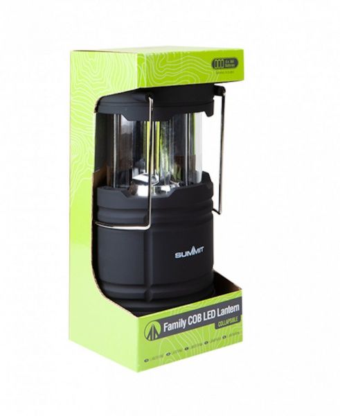 Фонарь кемпинговый Summit Family COB LED Collapsible Lantern черный