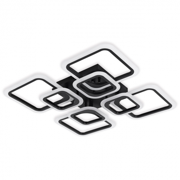 Світильник світлодіодний Hopfen Fenster з пультом ДК 120 Вт чорний 3000-6000 К FENSTER 120W BK 