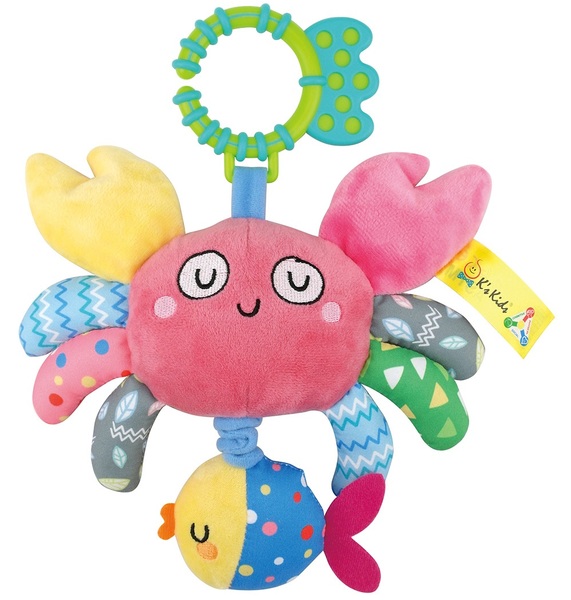 Игрушка-погремушка K’s Kids с прорезывателями Краб 6710206