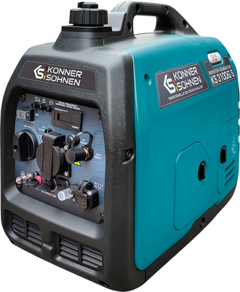 Электрогенераторная установка Konner&Sohnen 2,8 кВт / 3,1 кВт 230 В KS 3100iG S бензин/газ