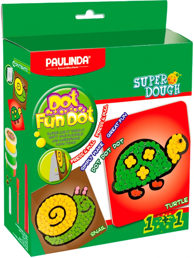 Набор для творчества Paulinda масса для лепки Dot Fun Dot Ракушка P62-081409