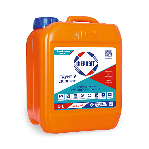 Ґрунтовка глибокопроникна Ферозіт 9 Дельфін 5 л