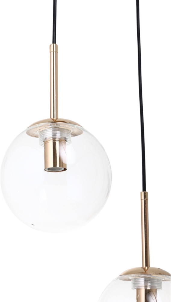 Підвіс Sensio Anje 3x40 Вт E14 золото/прозорий LS-74657/3PG-E1440W