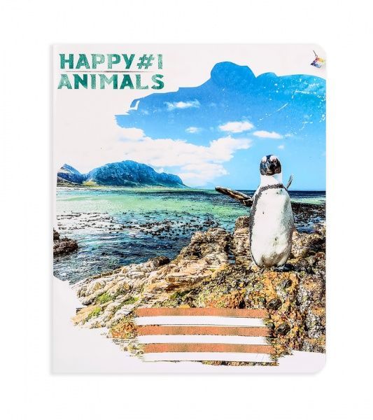 Комплект зошитів Планета звірів 24 аркуша в лінію 20 шт. Поділля