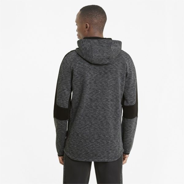 Джемпер Puma EVOSTRIPE FZ Hoodie 58581101 р. S чорний