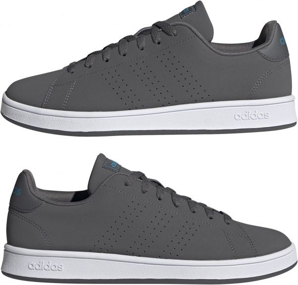 Кроссовки Adidas ADVANTAGE BASE FY8640 р.UK 7,5 темно-серый