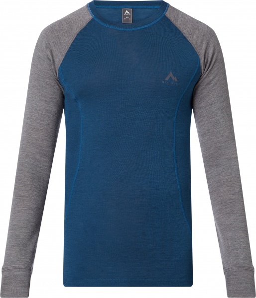 Футболка с длинным рукавом McKinley Riku II ux 408762-903911 р.2XL светло-серый меланж