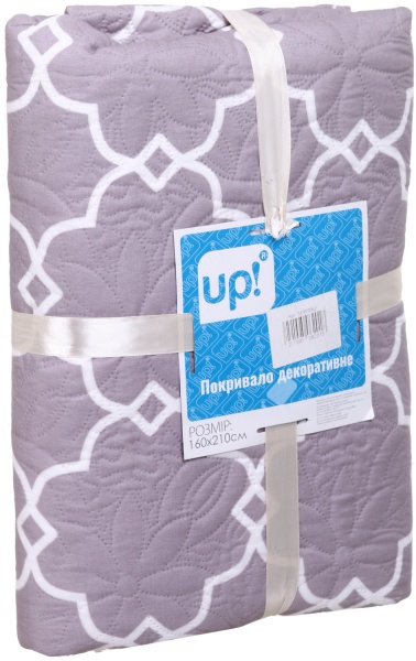 Покривало декоративне Візерунок 160x210 см UP! (Underprice) фіолетовий 