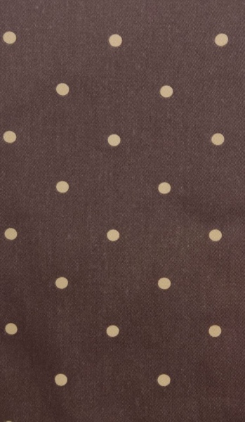 Скатерть Горошки d150 коричневый Simi 