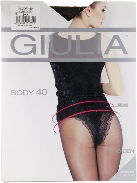 Колготки Giulia Body 40 den р. 2 40 den капучино 