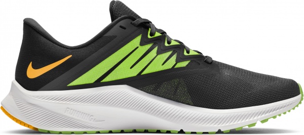 Кроссовки Nike Quest3 CD0230-005 р.41 черно-желтый