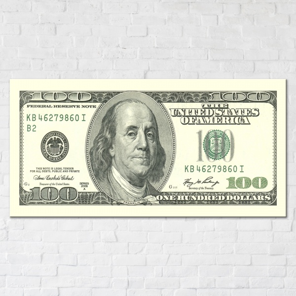 Постер USA Standard 40x80 см Brushme 