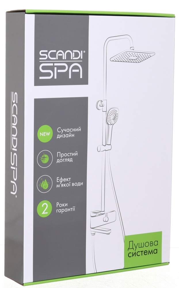 Душова система ScandiSPA з термостатом Skadi PR-211029-3BK