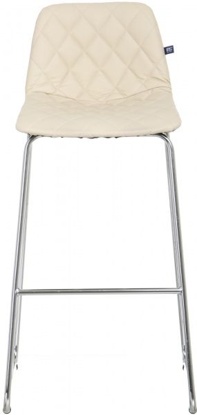 Стілець барний Nowy Styl Aliya Hoker CFS Chrome (Box-2) (СН) ECO-07 молочний 