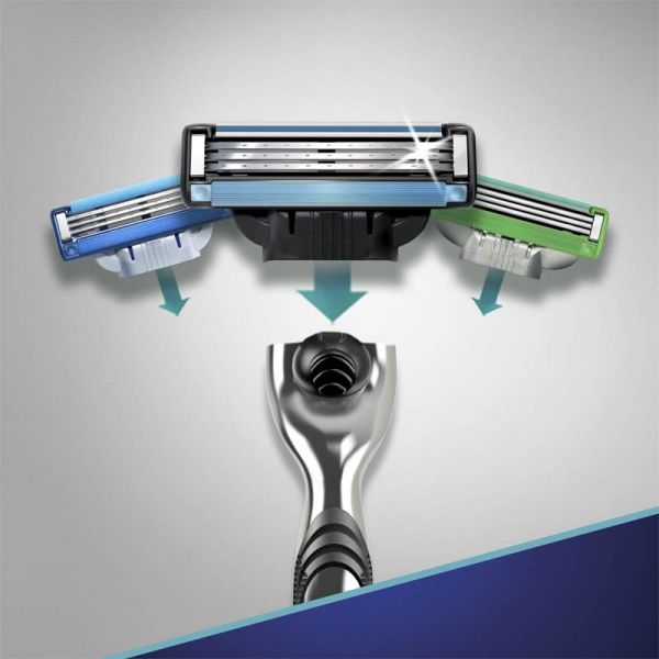 Подарочный набор для мужчин Gillette бритва Mach3 + Sensitive гель для бритья