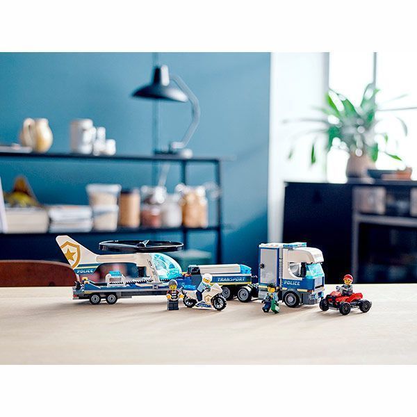 Конструктор LEGO City Перевозки полицейского вертолета 60244