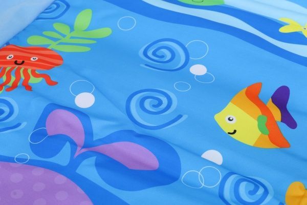 Розвиваючий килимок Shantou 2в1 з дугами синій 103х60х43 см I1374844