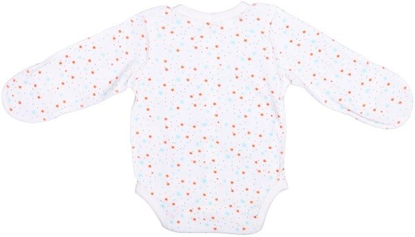 Боди детское Маленькие люди 1004-125 р.50 белый с принтом 