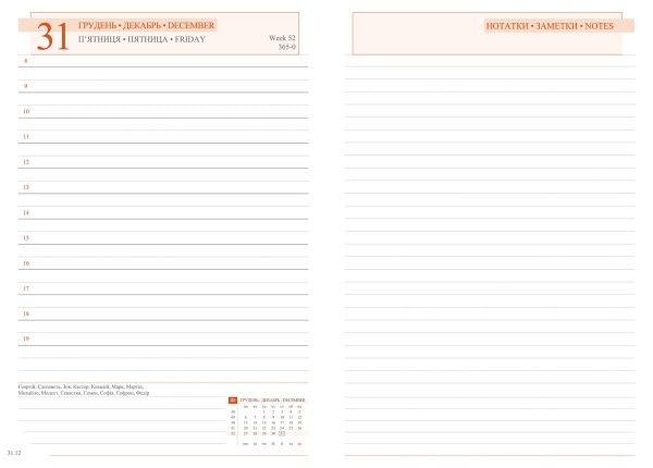 Ежедневник А5 Destiny 2021 cиний Leo Planner