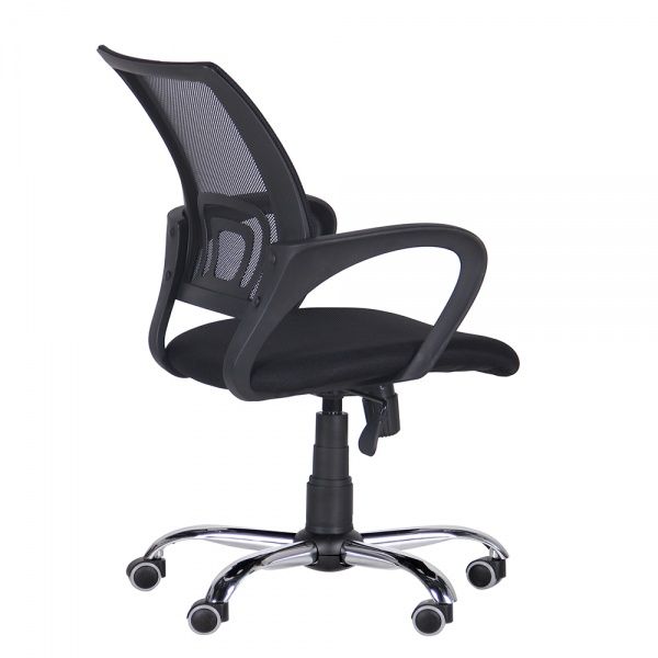 Кресло AMF Art Metal Furniture ВебХром Tilt спинка-сетка черный 