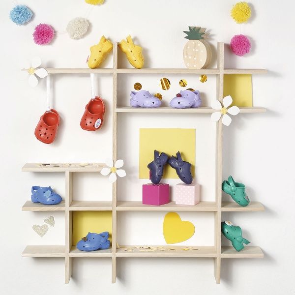 Взуття для ляльки Zapf Baby Born_Святкові сандалі зі значками (блакитні) 828311-5