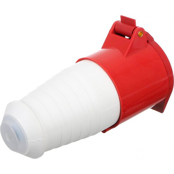 Розетка силовая переносная с заземлением UP! (Underprice) 3p+PE (224) 380В 32А IP44 серый