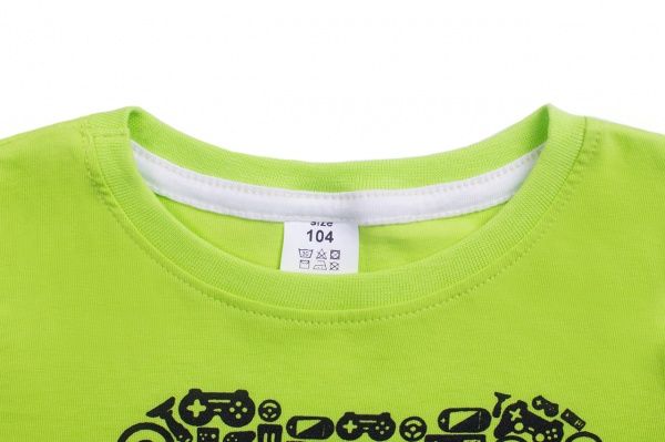 Футболка для хлопчиків Luna Kids з принтом I Play Games р.110 зелений 