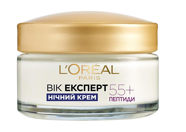 Крем для лица ночной L'Oreal Paris Трио Актив Возраст Эксперт 55+ 50 мл