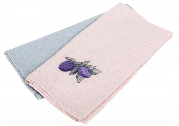 Набір рушників кухонних вафельних Слива 2 шт. 167167 45x60 см в асортименті Homeline 