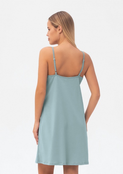 Ночная рубашка Leinle Jamaica 1405/12911 р.L серо-голубой