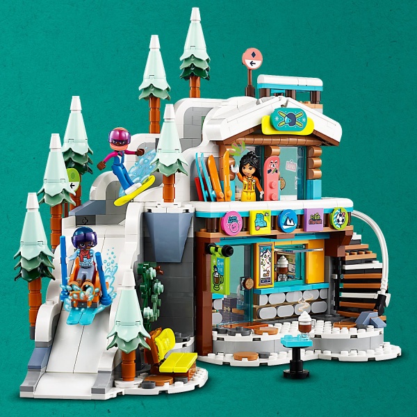 Конструктор LEGO Friends Праздничная горнолыжная трасса и кафе 41756