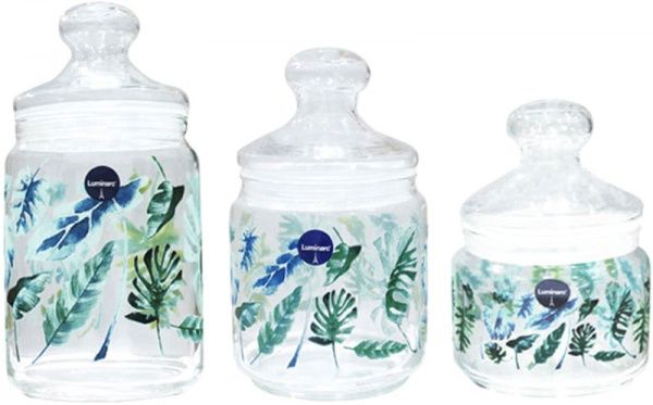 Набор банок Tropical Foliage 3 предмета P4834 Luminarc