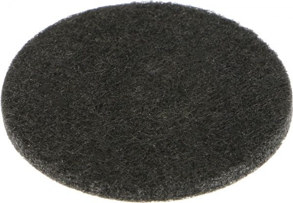 Самоклейка для ніжок повсть d40 мм чорна 12 шт